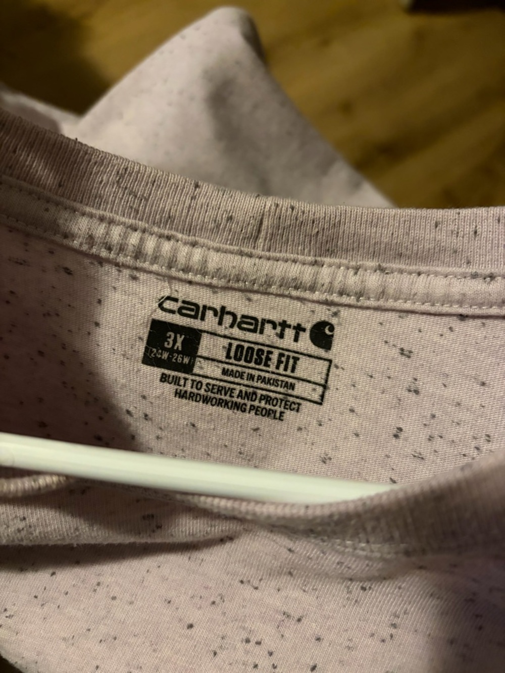 Carhartt Short Sleeve Pocket T-Shirt - Light Pink and Olive *please read*